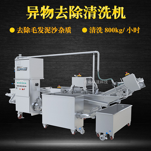 蔬菜自動清洗機，有效清洗，去除泥沙