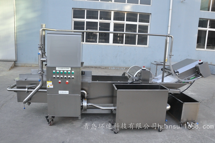 曝氣氣泡式洗菜機(jī)供應(yīng)商氣泡清洗機(jī),青島環(huán)速,十年研發(fā)經(jīng)驗(yàn)